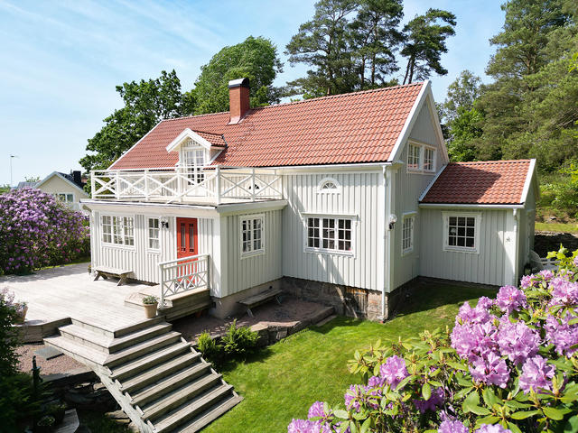 1,5-plansvilla i klassisk skandinavisk stil