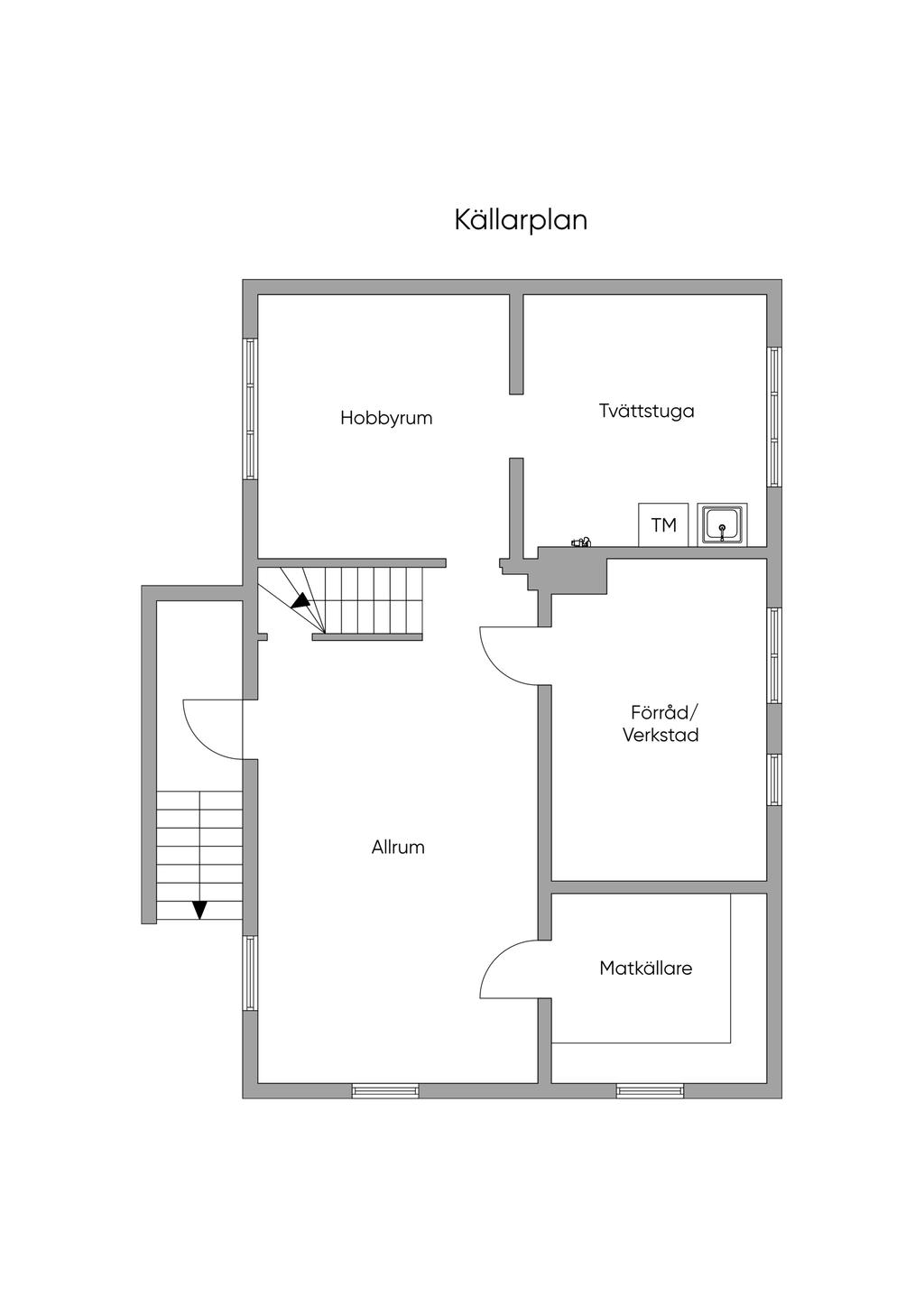 Planlösning Källarplan