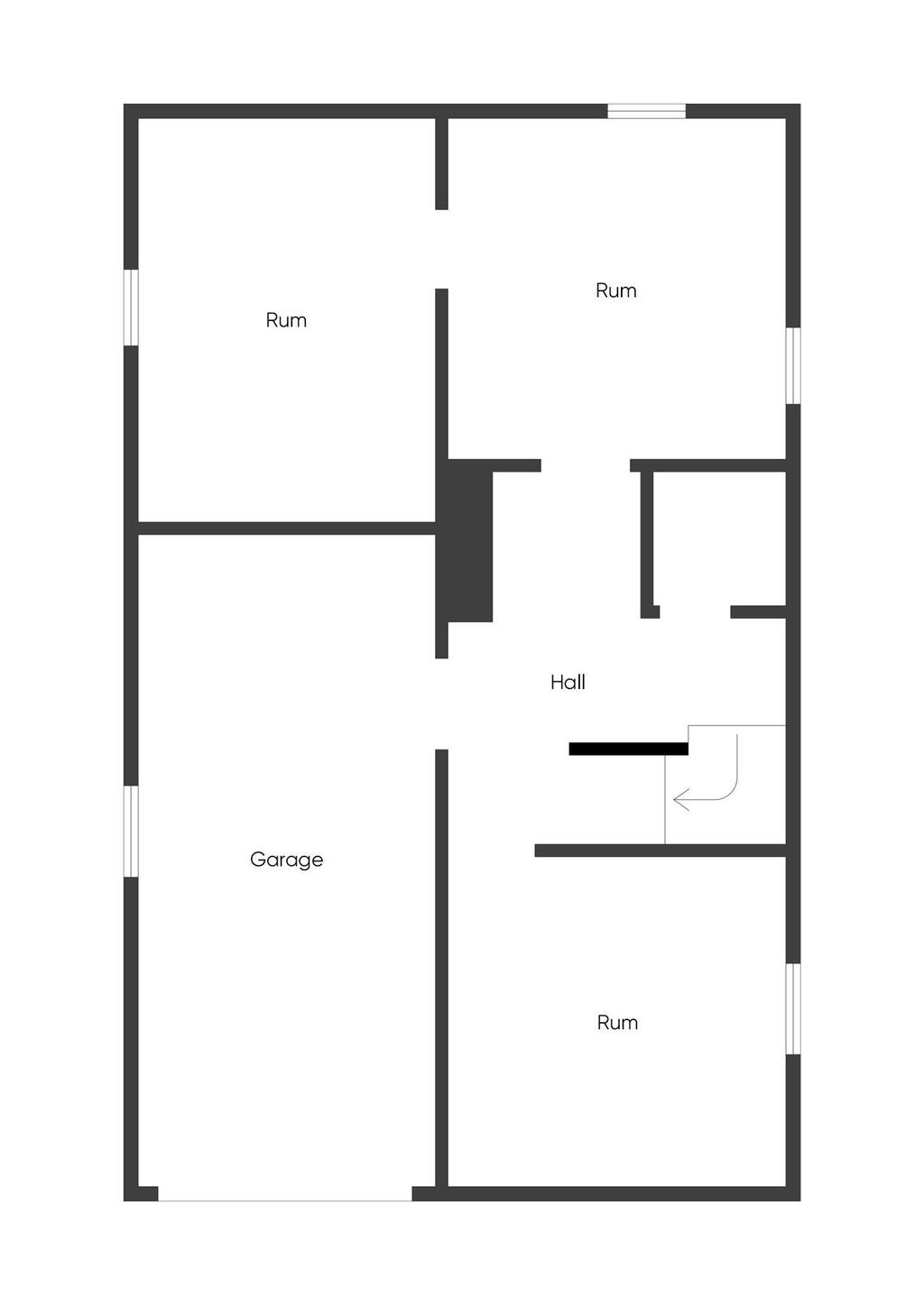 Planlösning källarplan