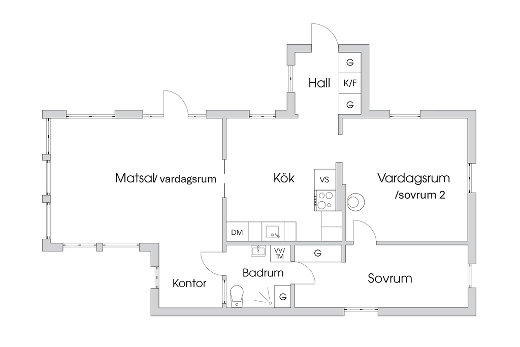 Alternativ planlösning