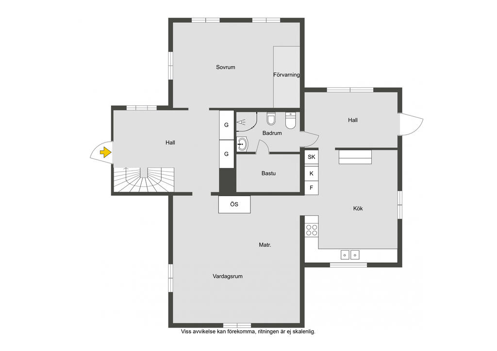 Planlösning entréplan