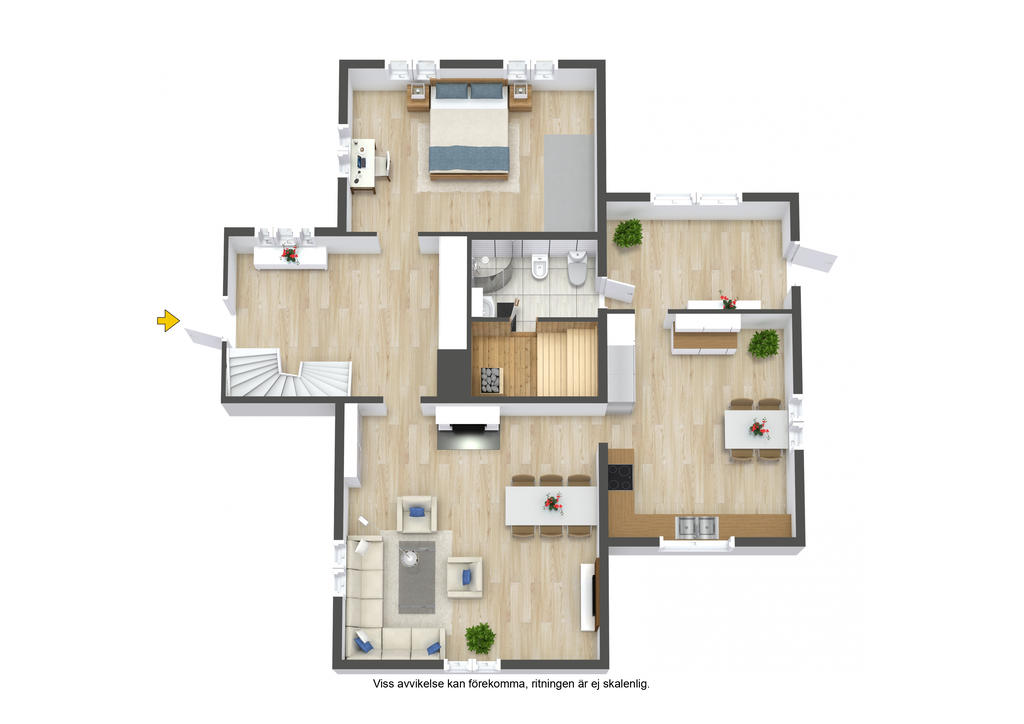 Planlösning entréplan