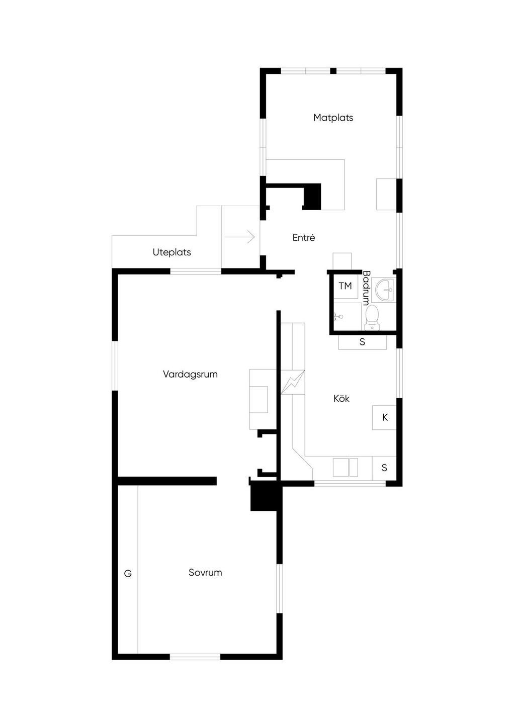 Planritning - Entréplan 