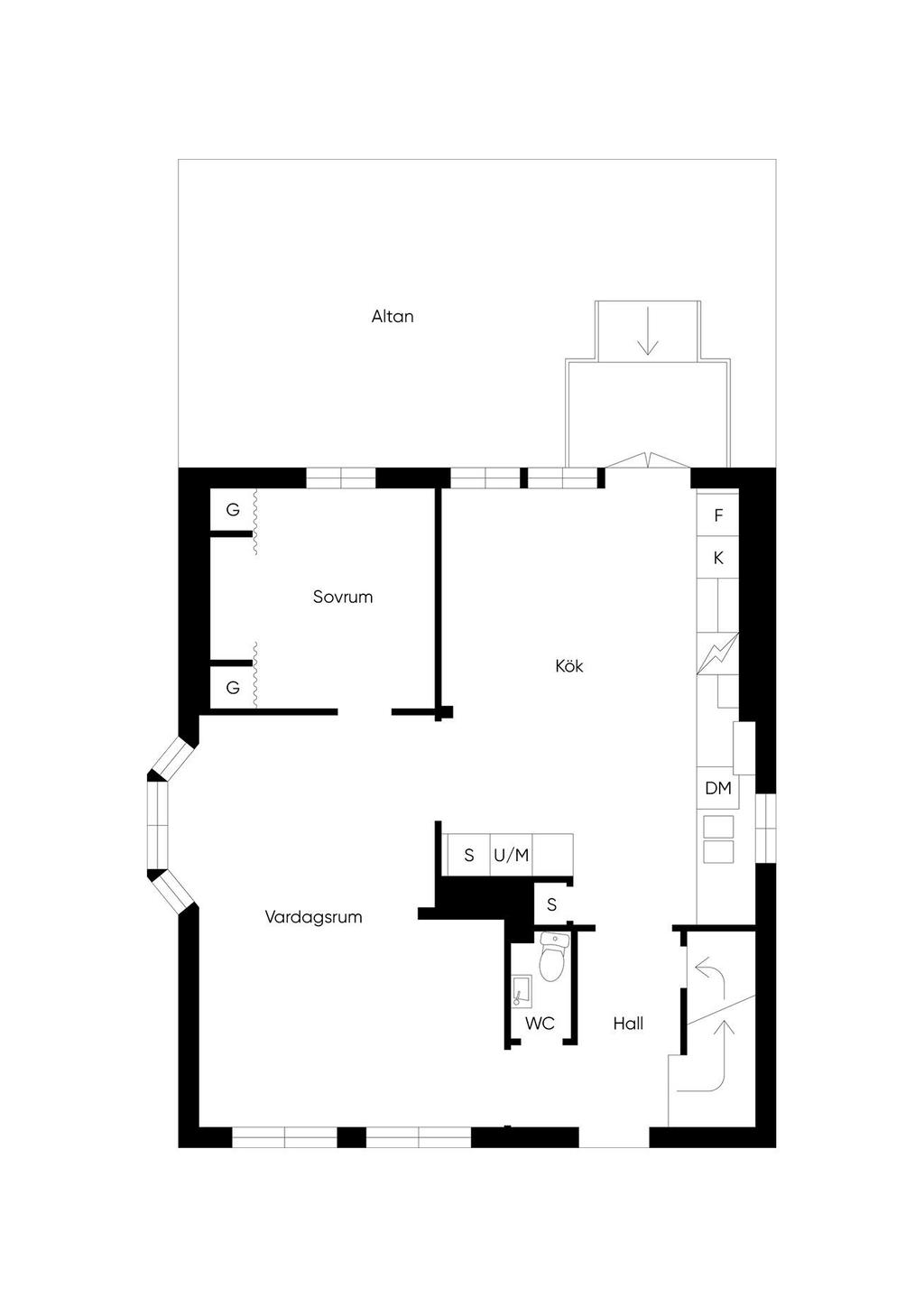Planlösning entréplan