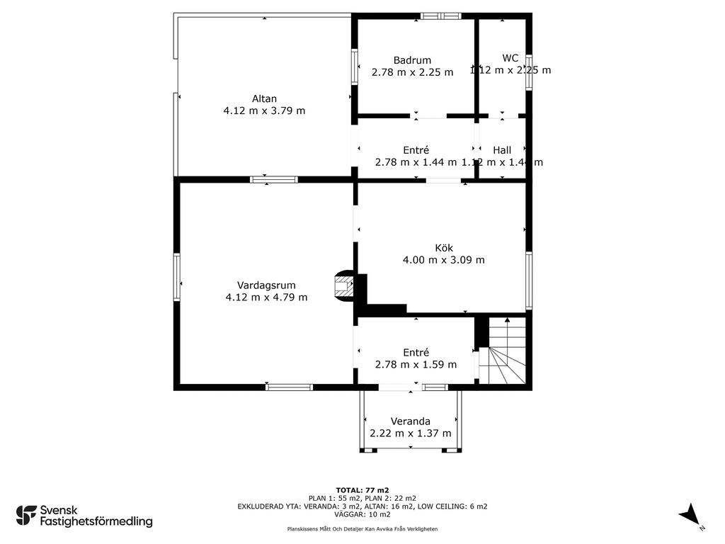 Planritning entréplan