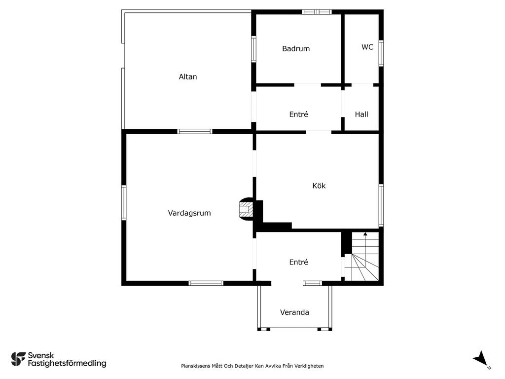 Planritning entréplan
