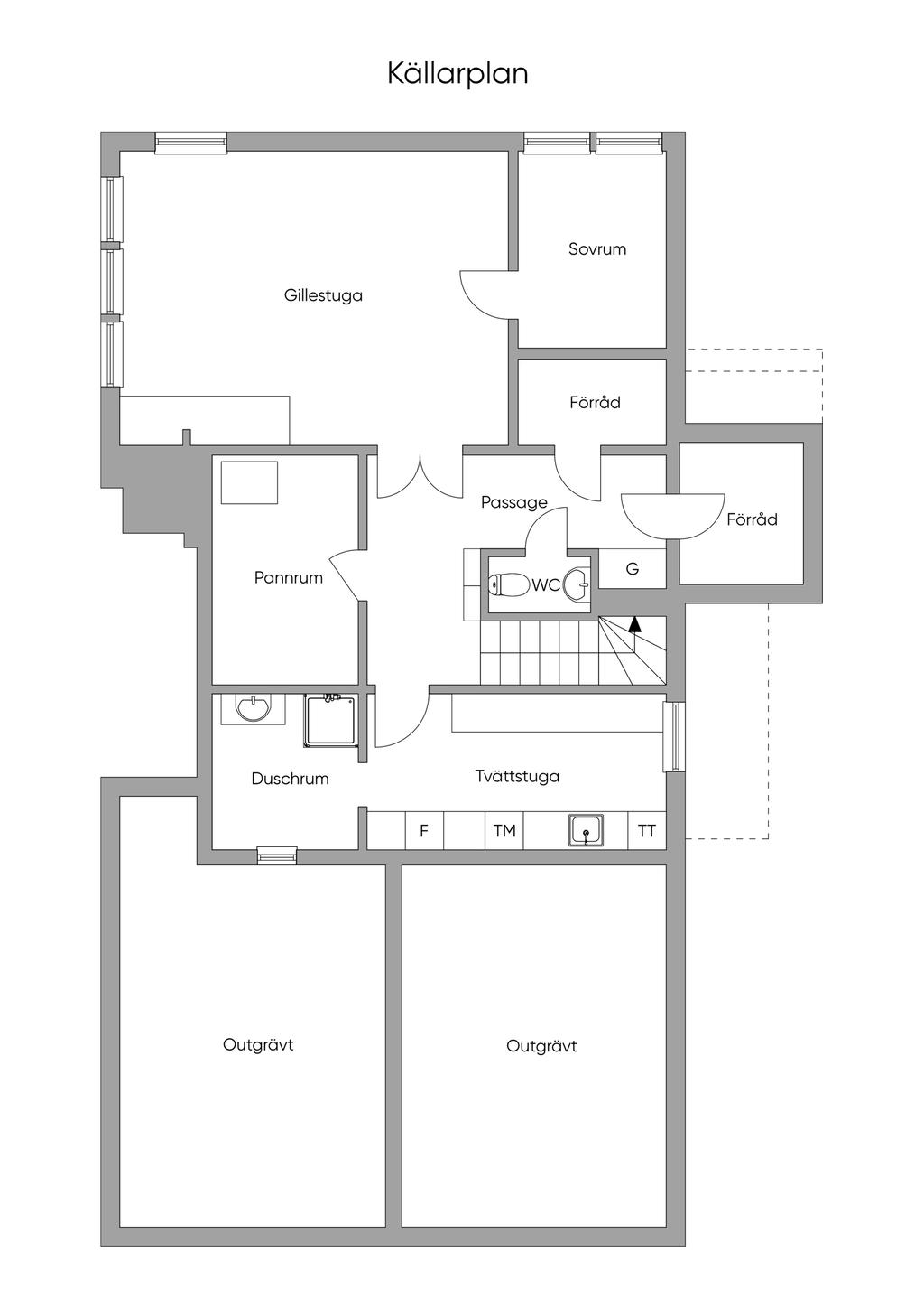 Källarplan