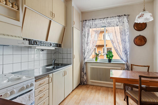 Kök med matplats