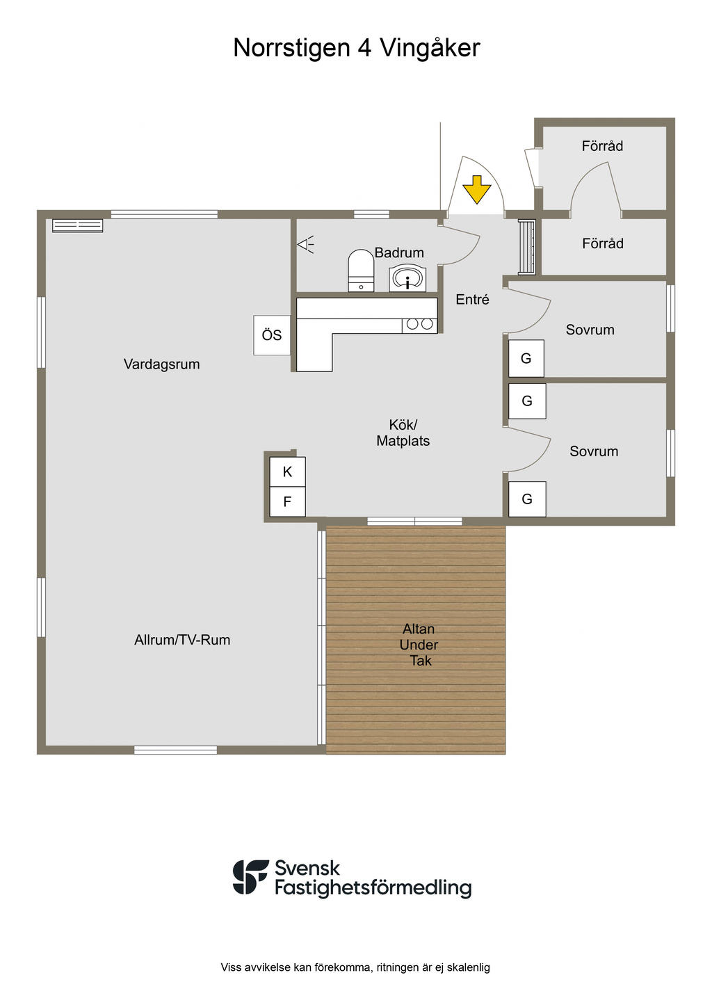 Planlösning - Norrstigen 4