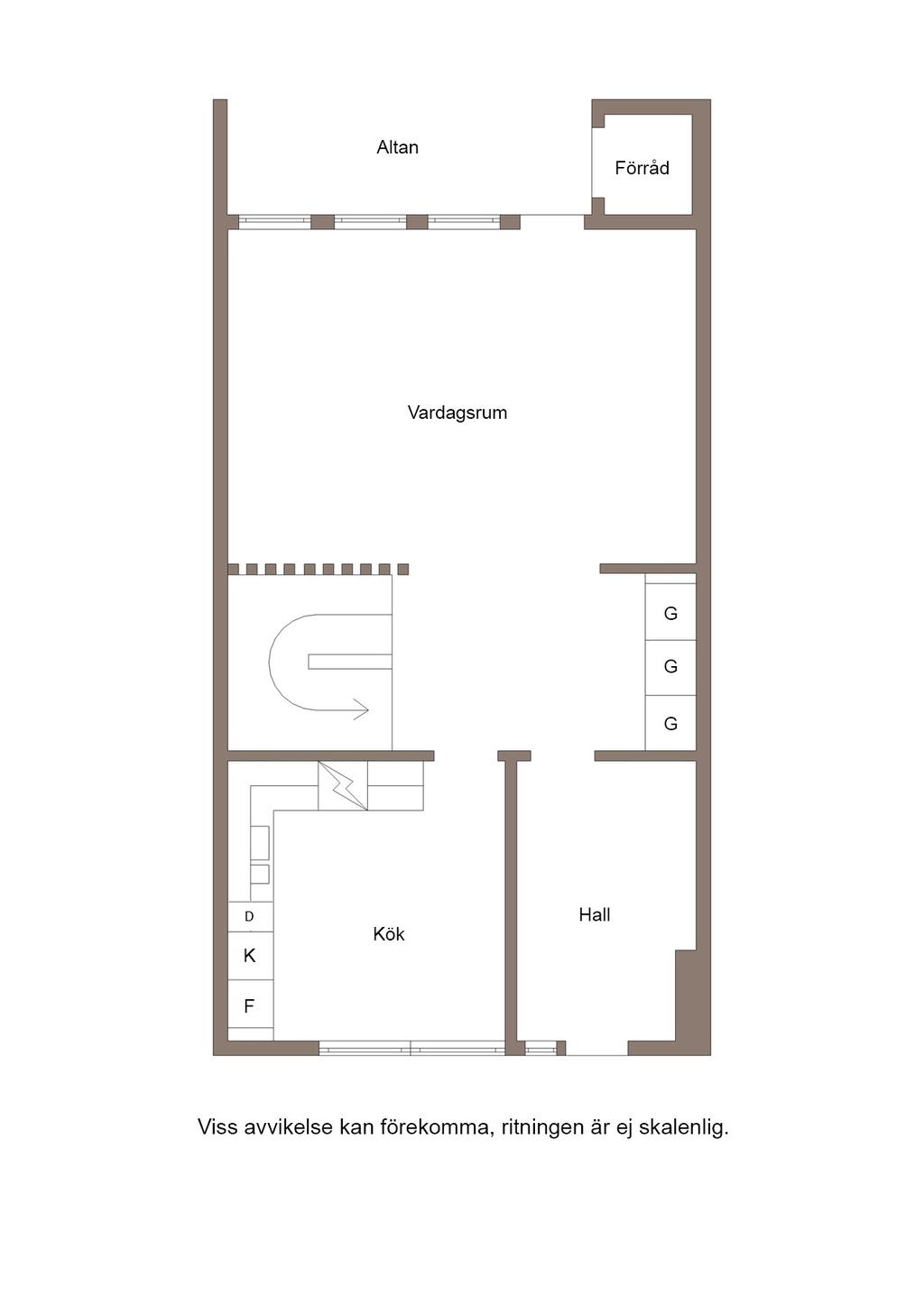 Planlösning Entréplan Bygränsvägen