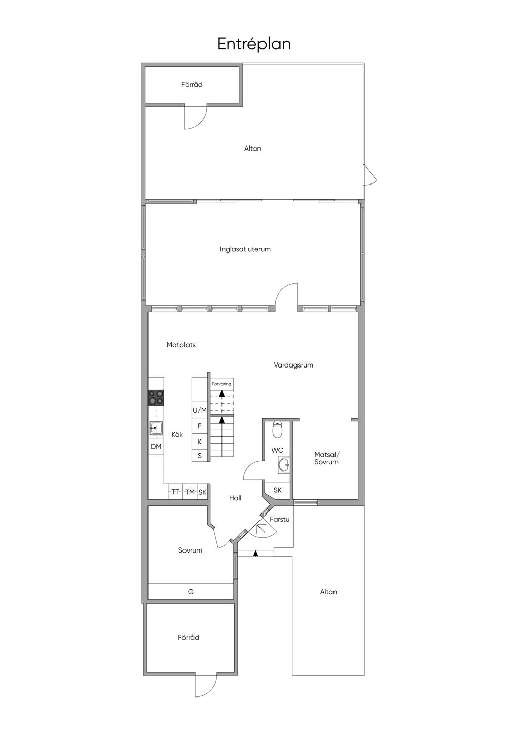 Planlösning Entréplan