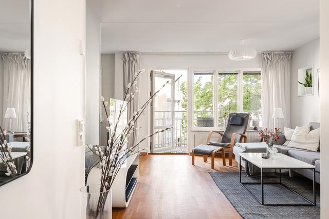 Utgång till balkong 