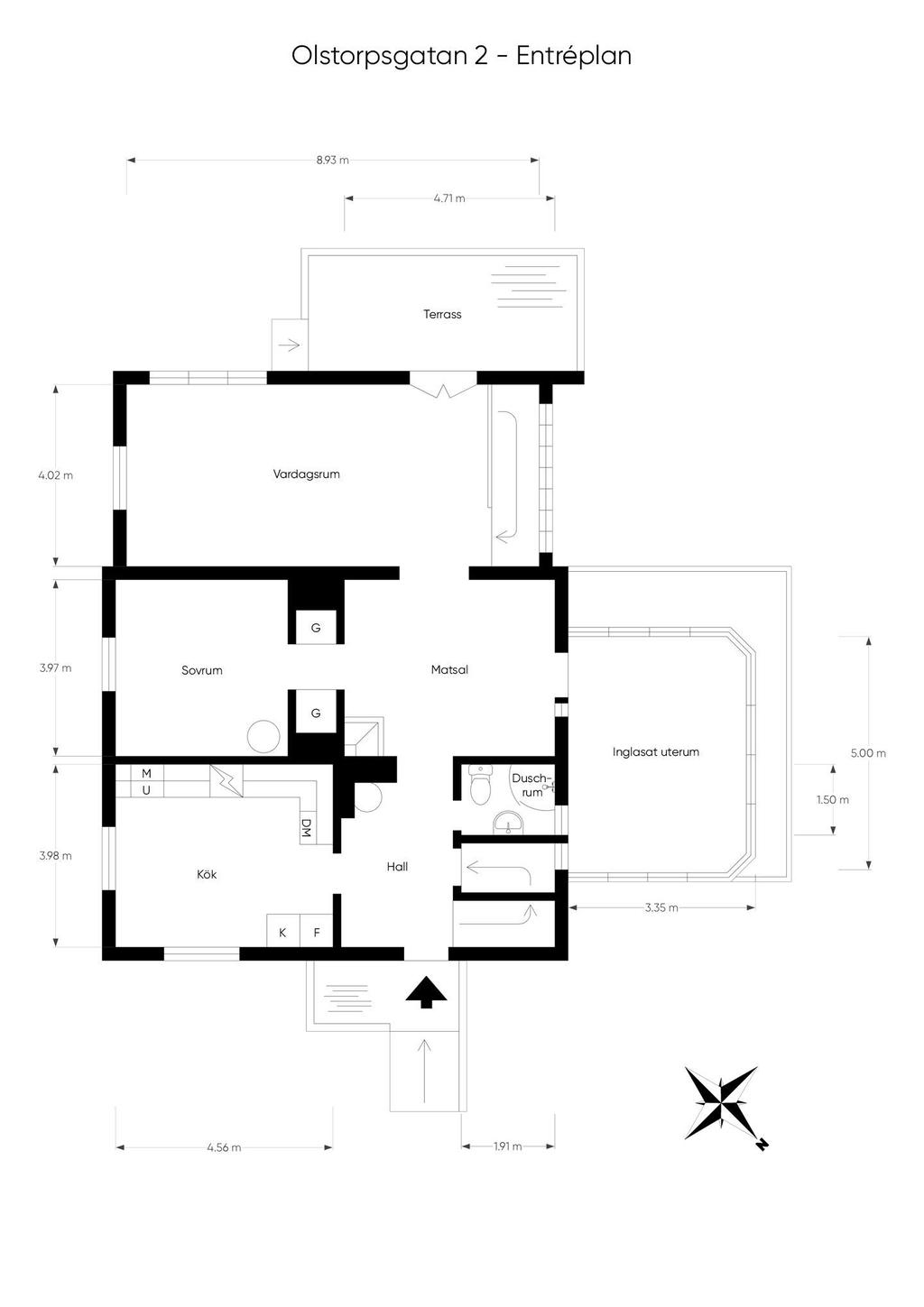 Planritning entréplan