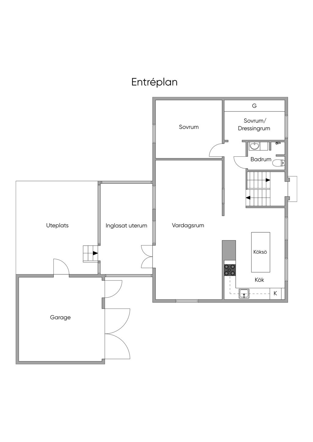 Planlösning Entréplan