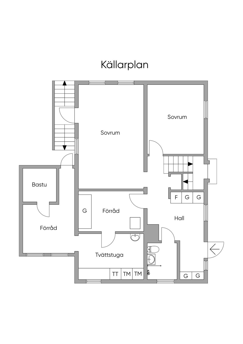 Planlösning Källarplan