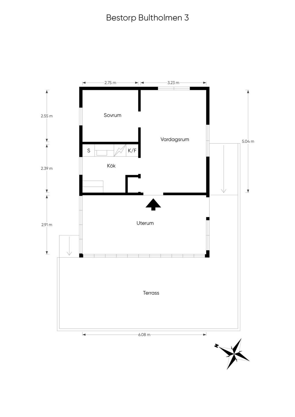 Planritning huvudbyggnad