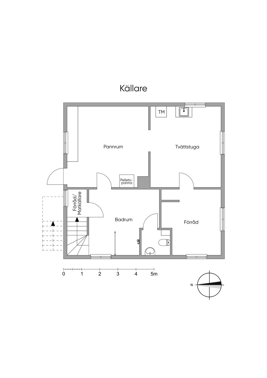 Planlösning källare