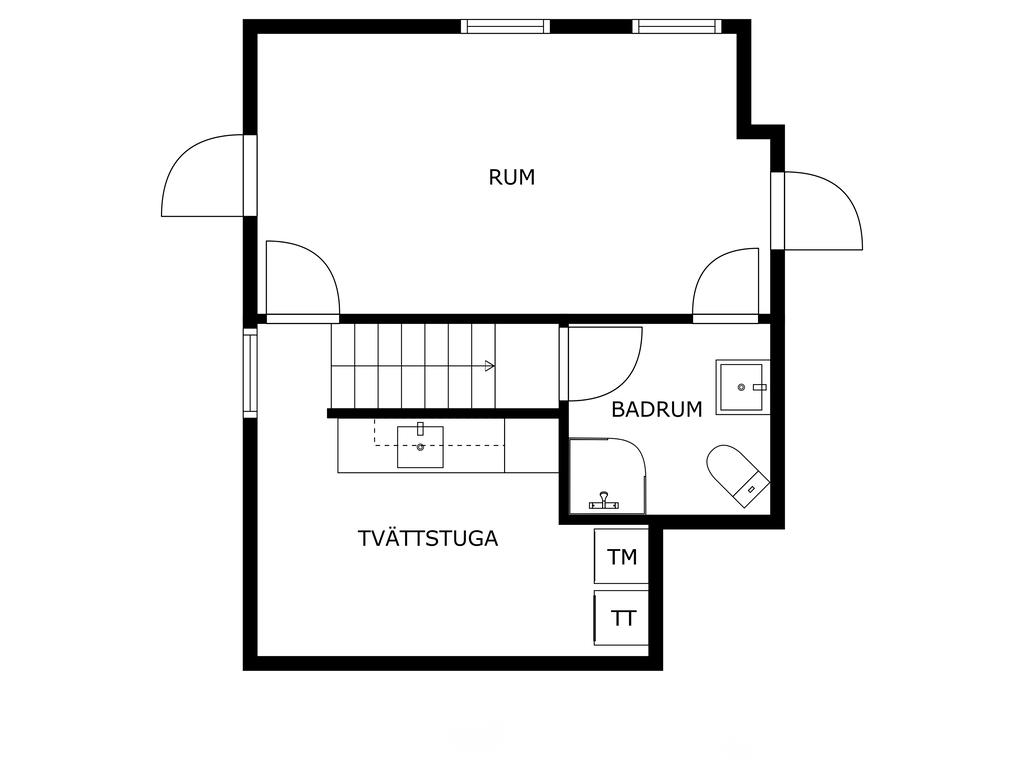 Planlösning källarplan