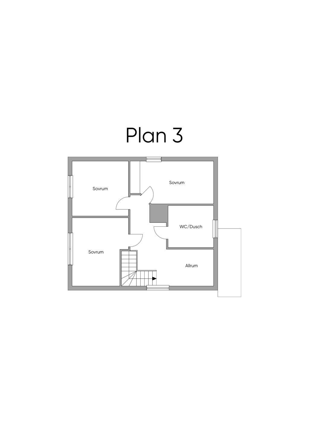Planlösning plan 3