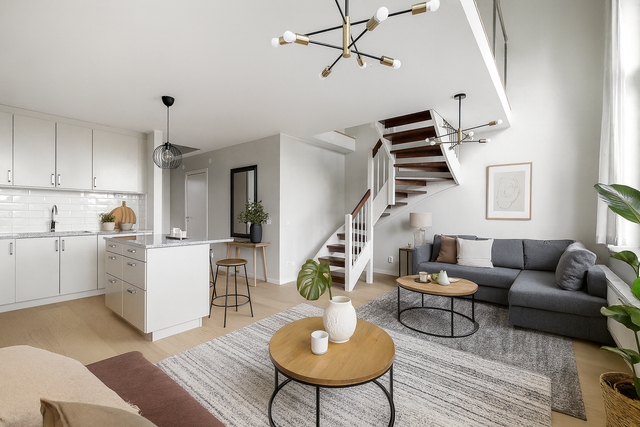 Bilden är möblerad digitalt.