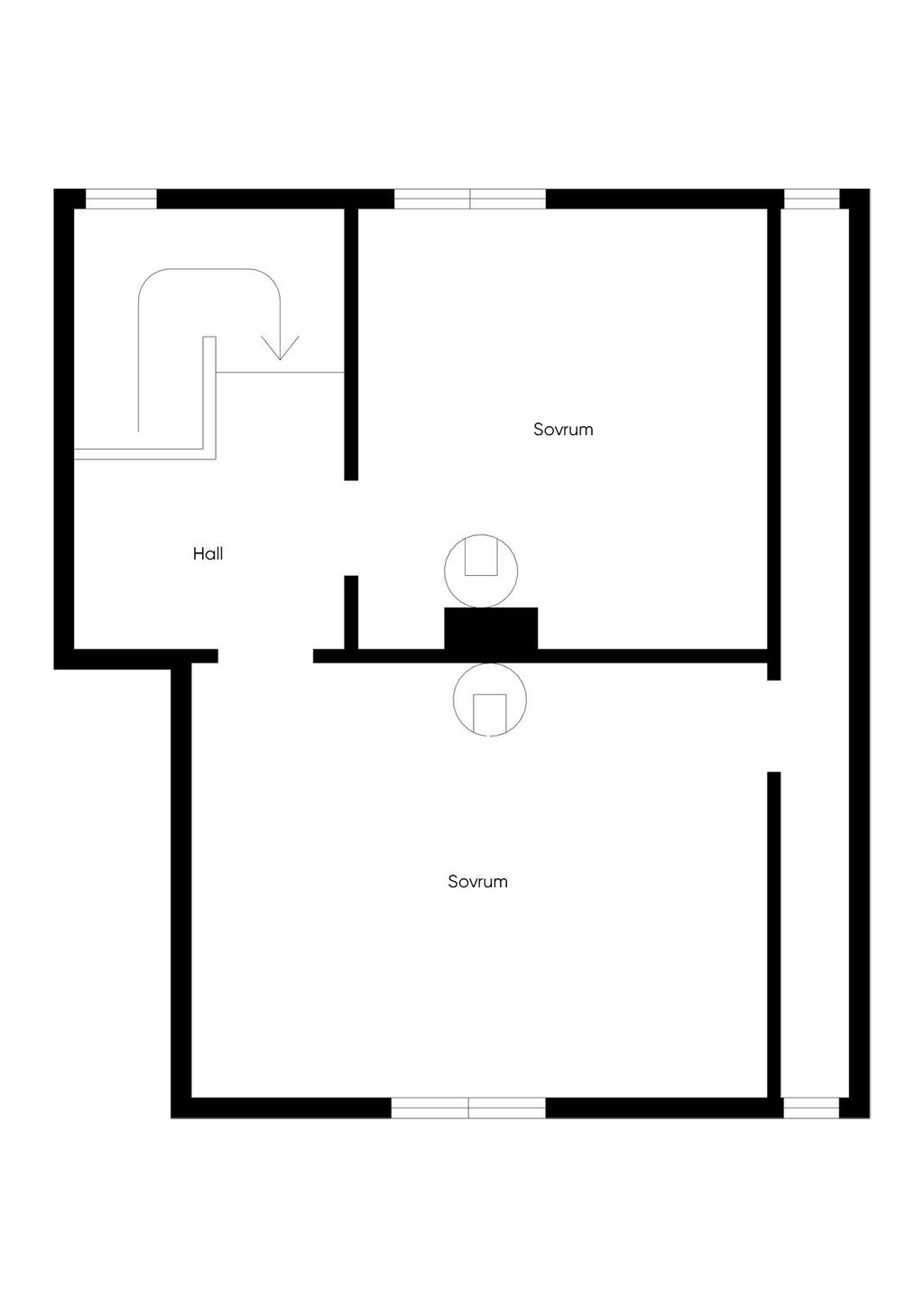 Planlösning övervåning