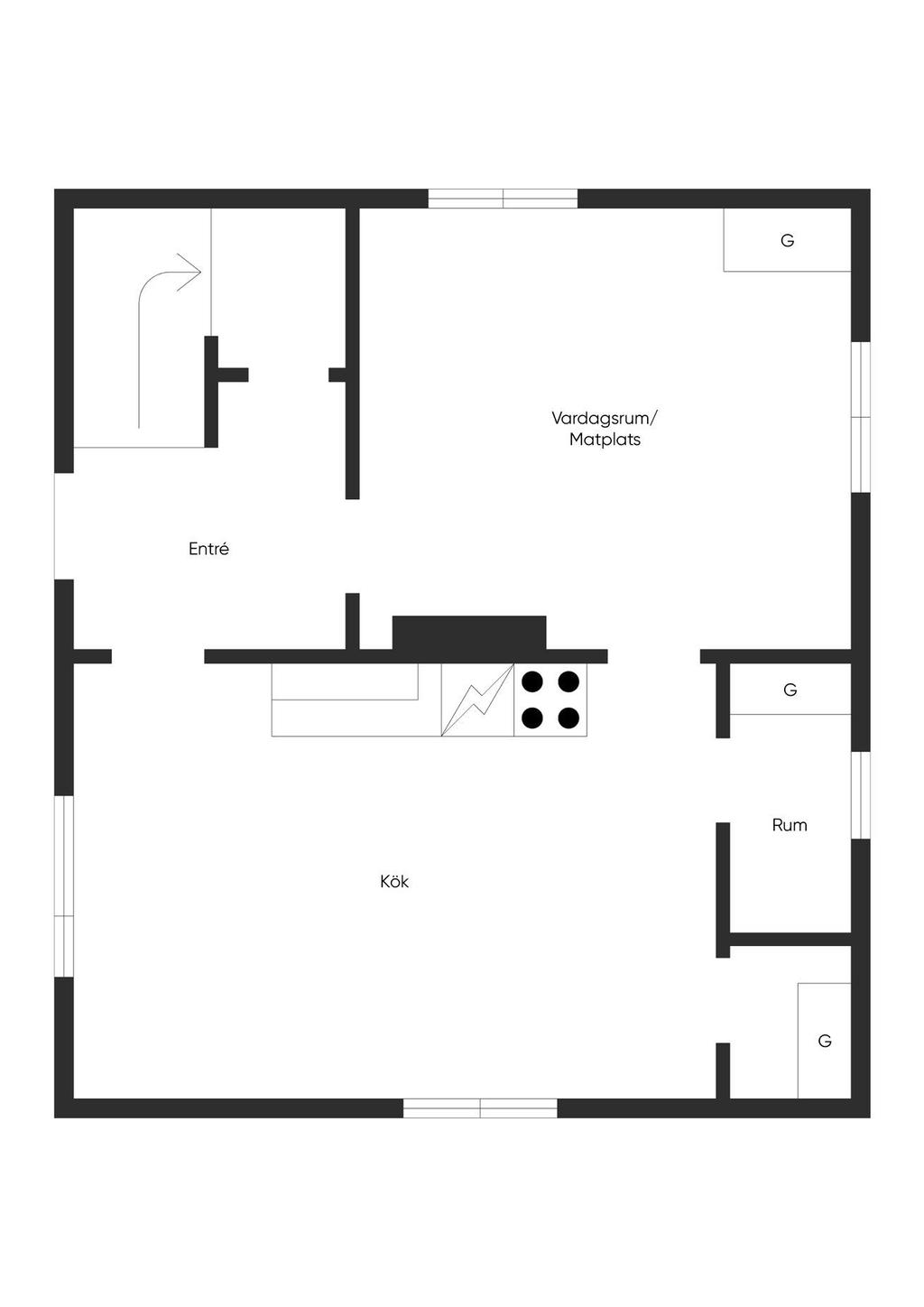 Planlösning Entréplan