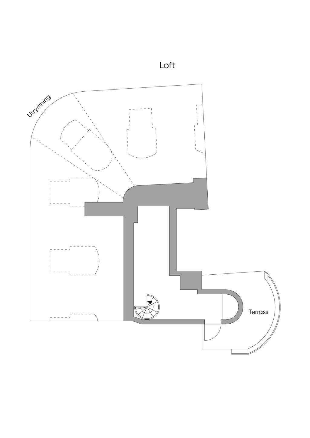 Planlösning - Loft