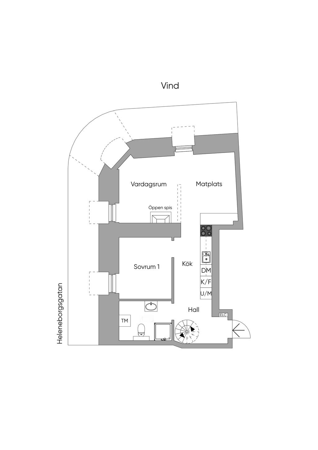 Planlösning - Vind