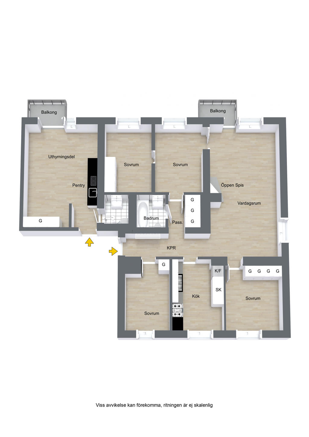 Alternativ planlösning.