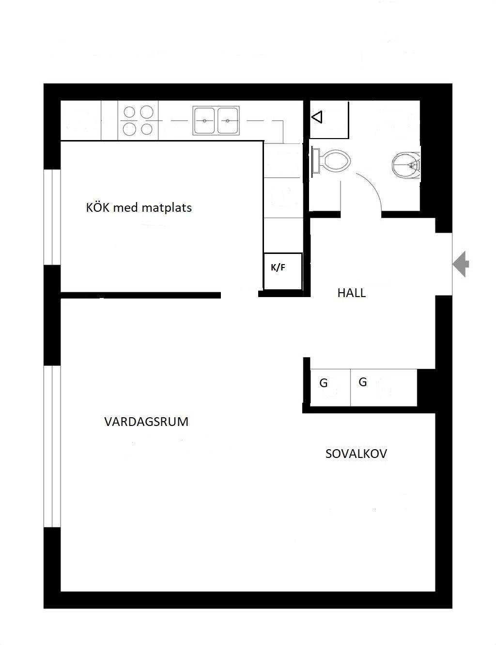 Skiss, avvikelser kan förekomma