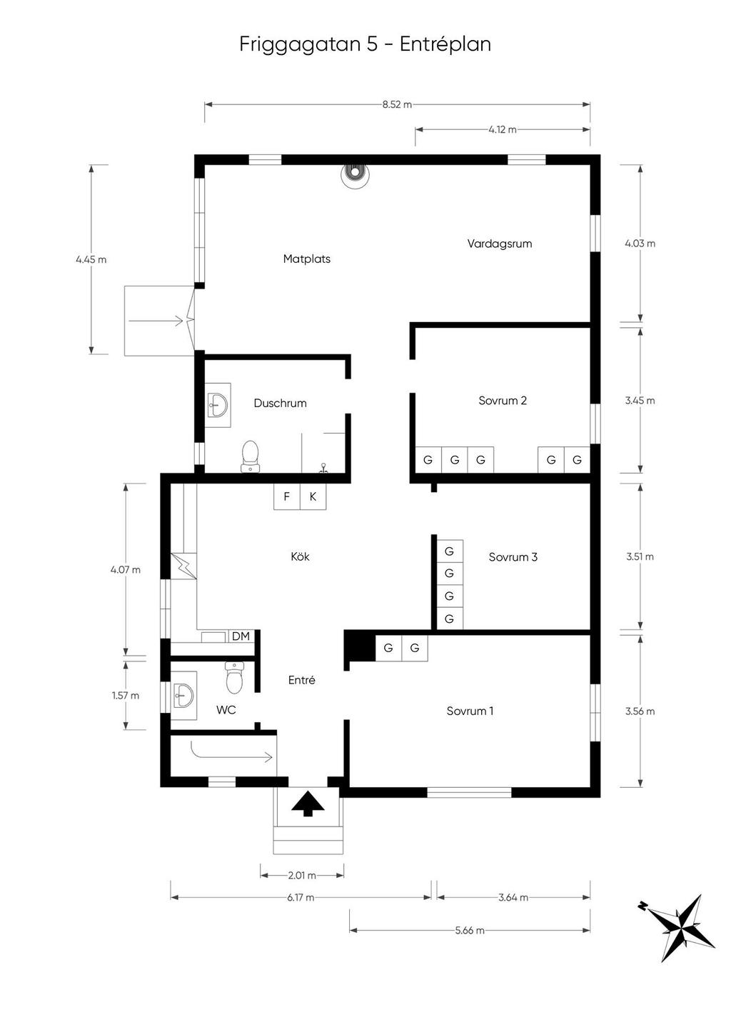 Planritning entréplan