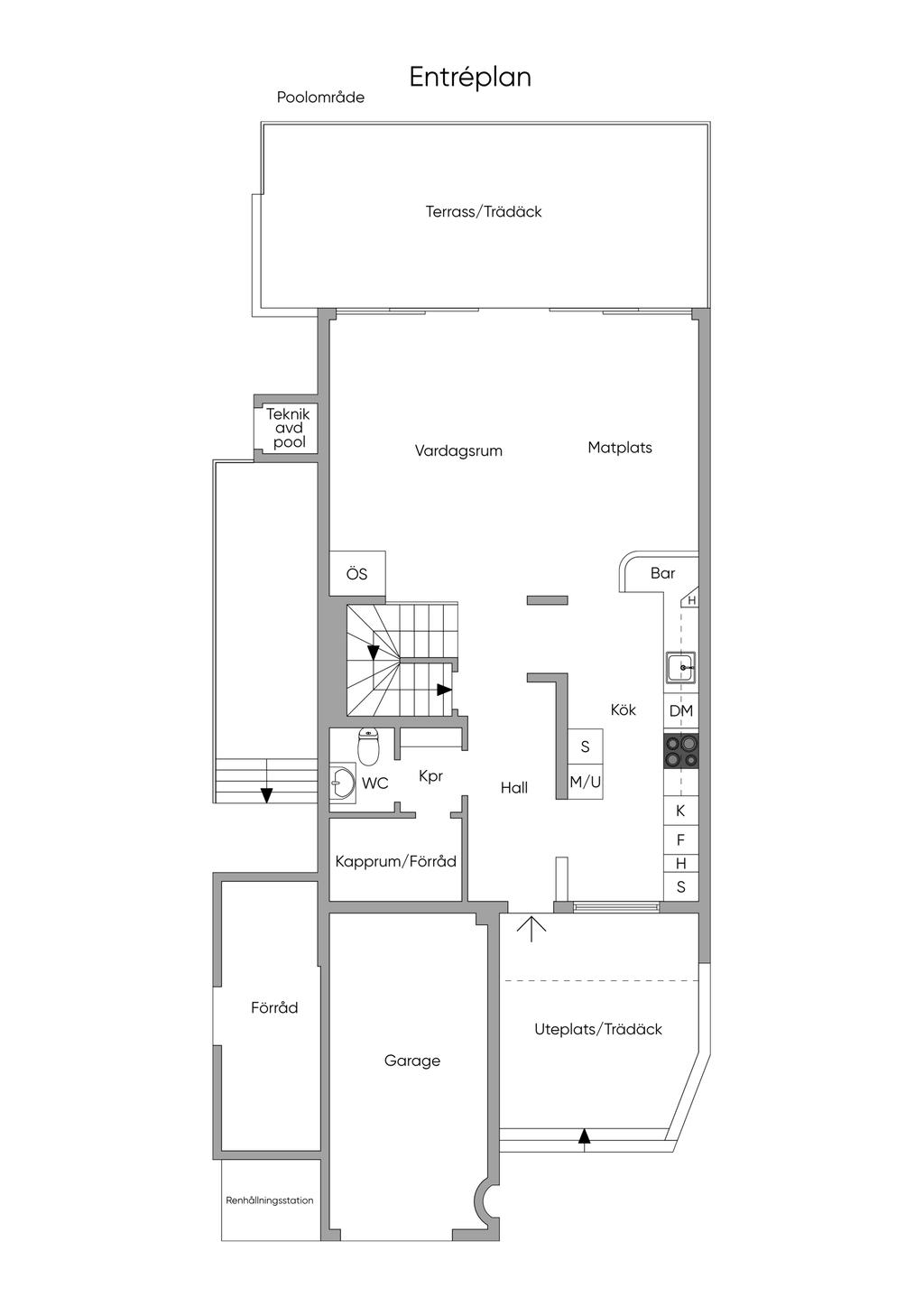 Planskiss, Entréplan 2D