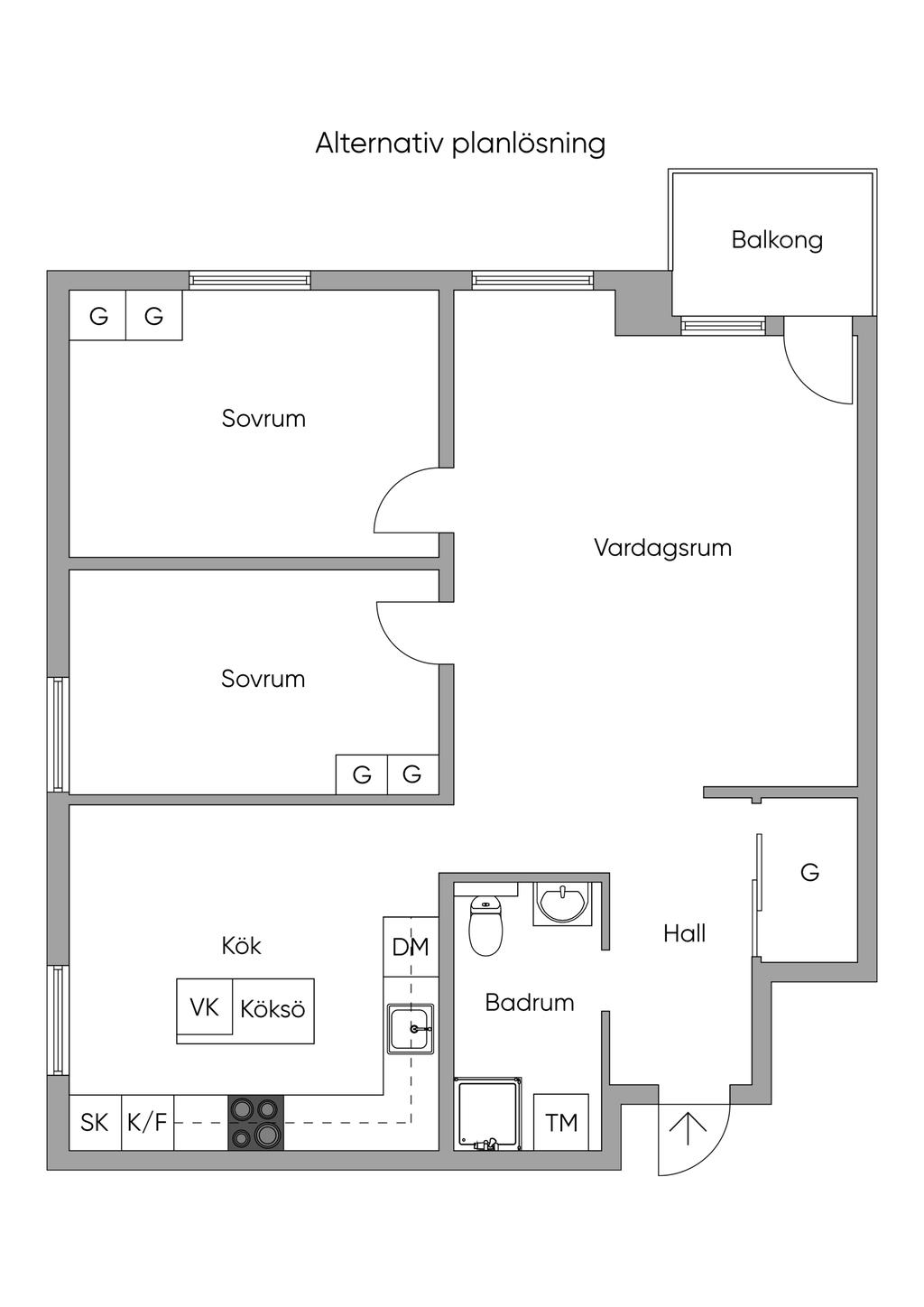 Alternativ Planskiss 2D