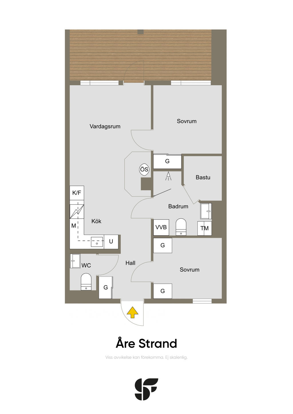 Observera att planritningen kan vara spegelvänd.