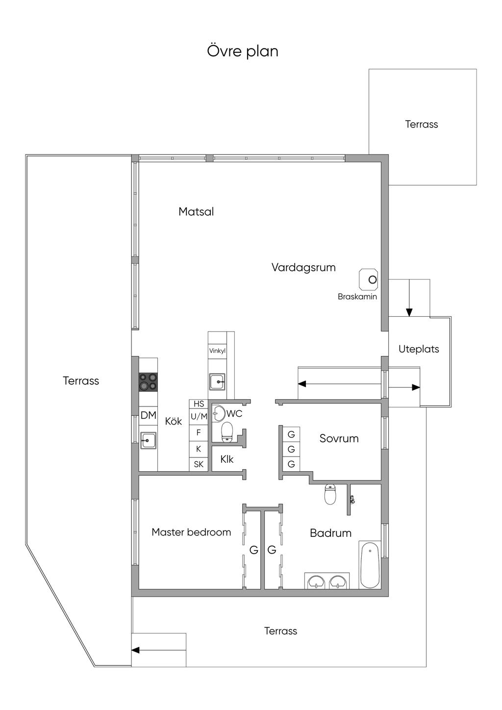 Planskiss, Övre Plan 2D 