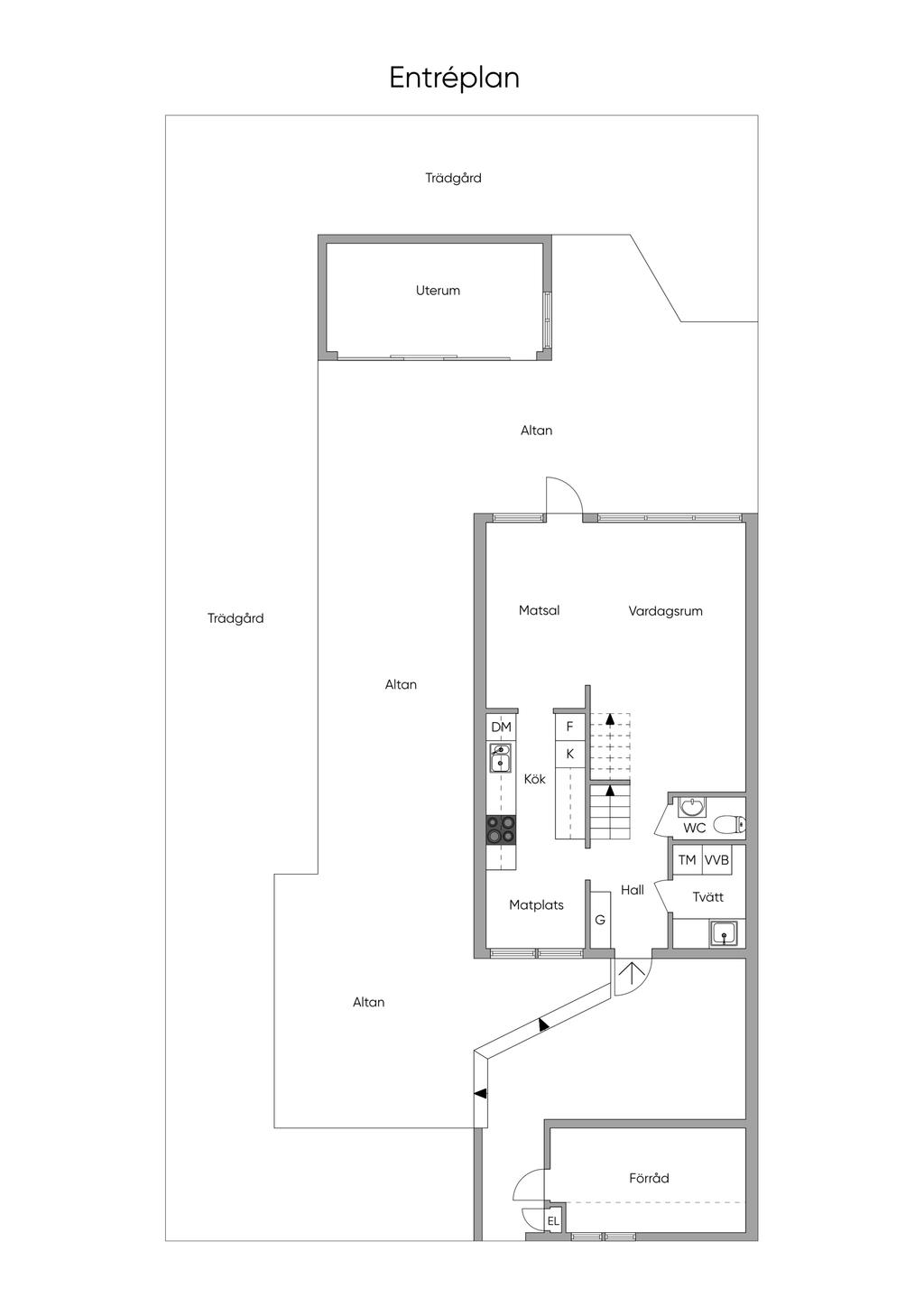 Planlösning Entréplan