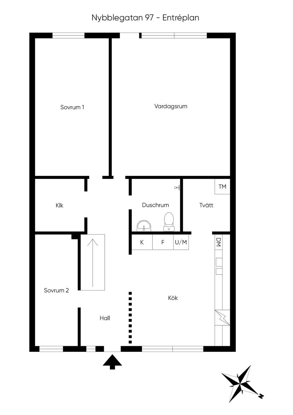 Planritning entréplan