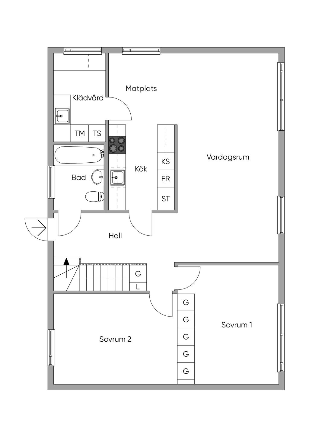 Övre plan