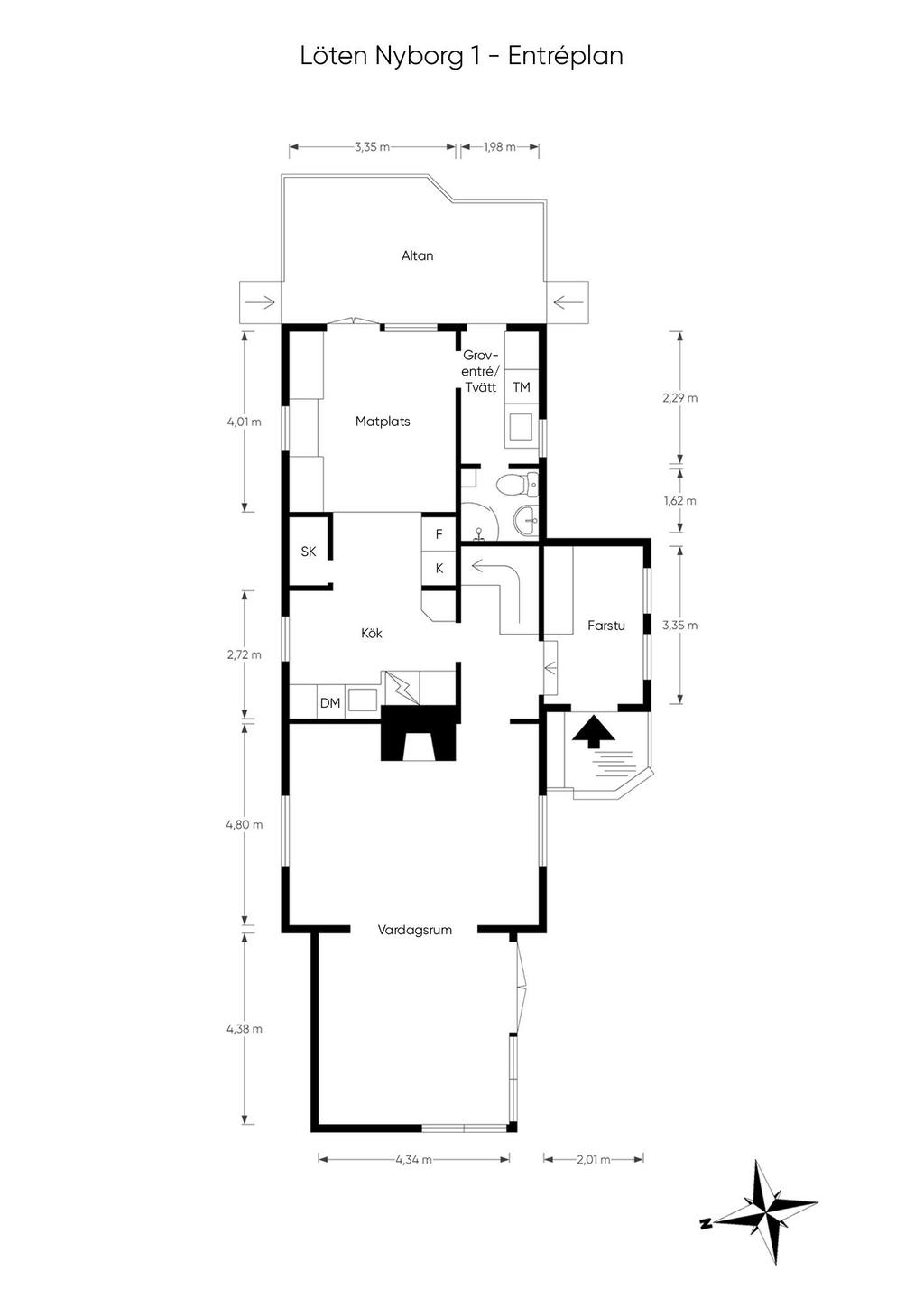 Planritning entréplan