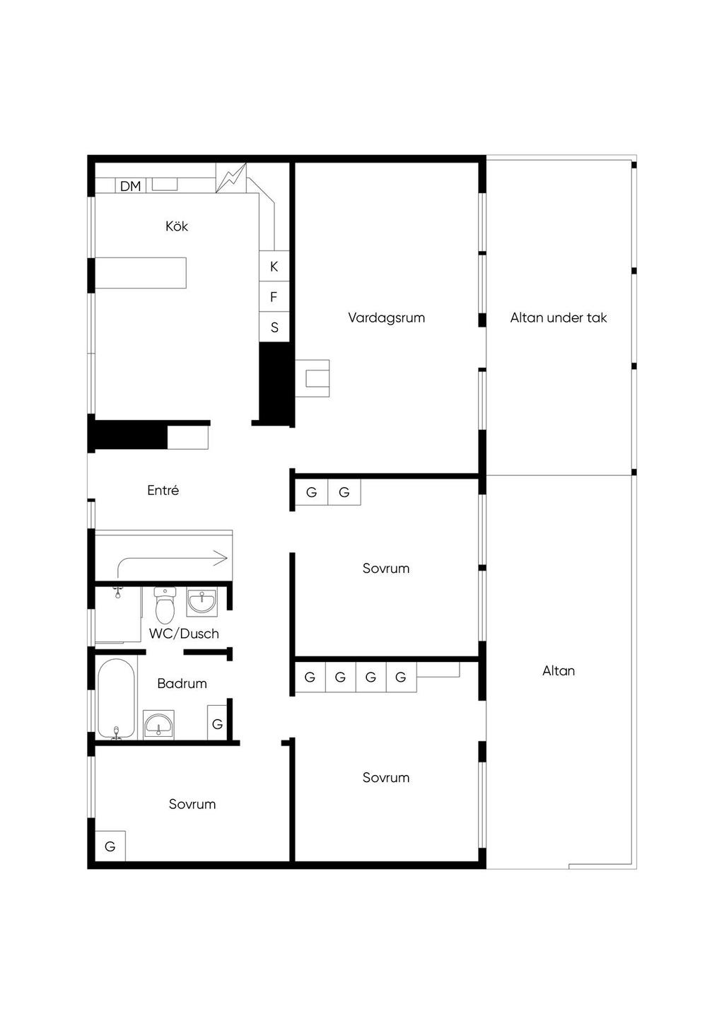 Planritning entréplan