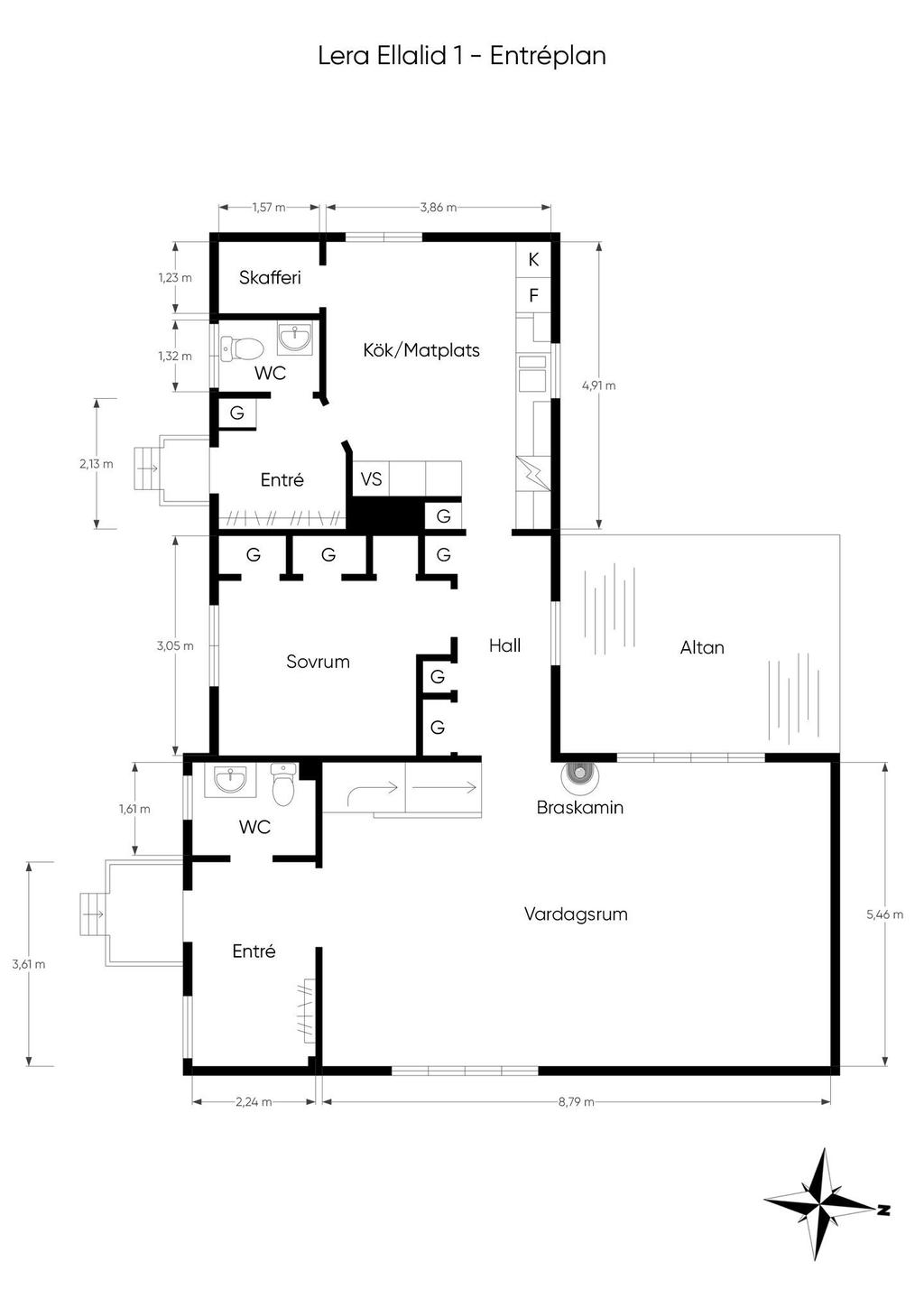 Planritning entréplan