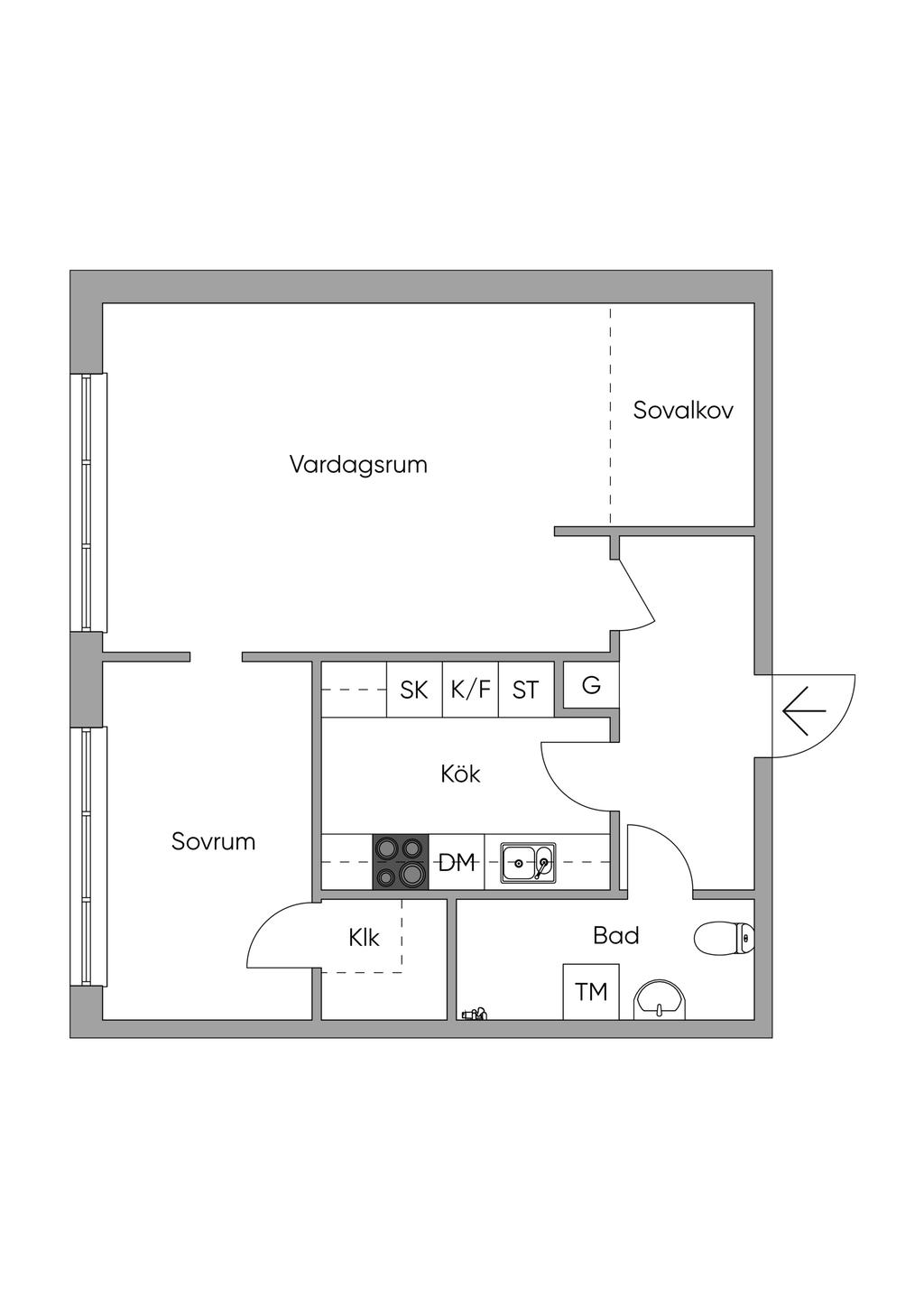 Alternativ planlösning 