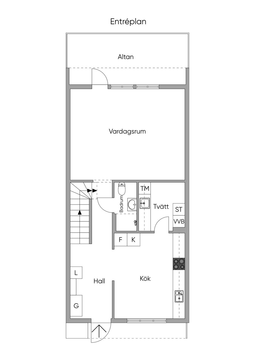 Planlösning entréplan