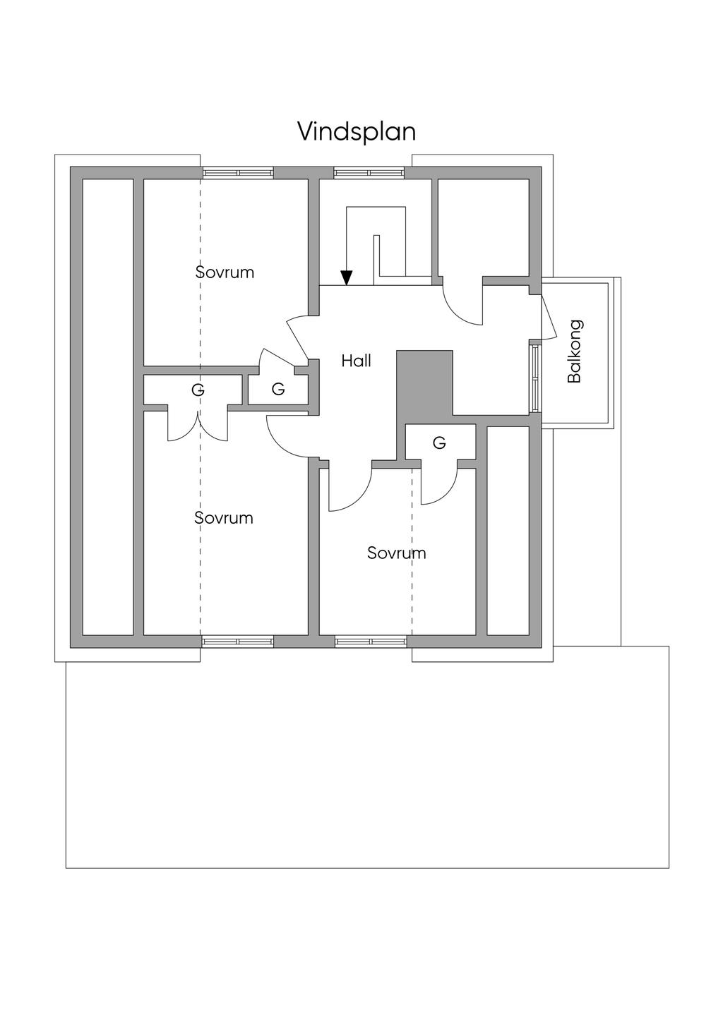 Planritning (ej skalenlig)