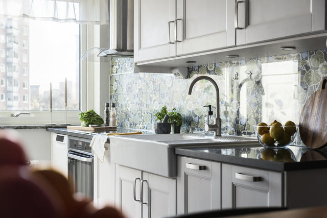 Modernt och mysigt kök 