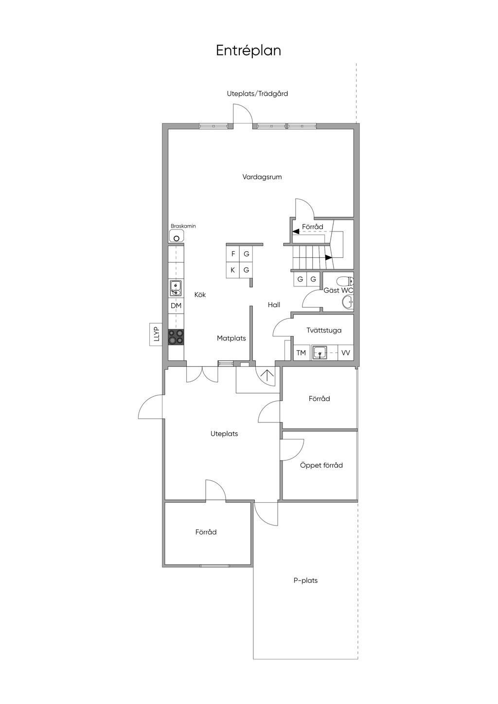 Planskiss, Entréplan 2D