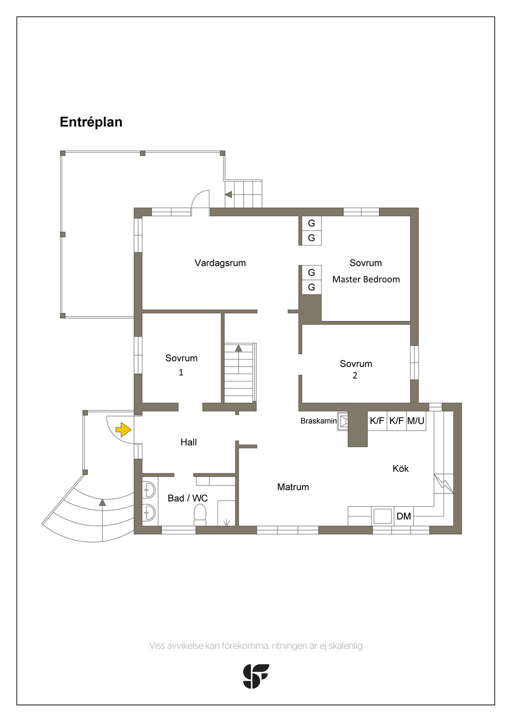 Planritning - Entréplan