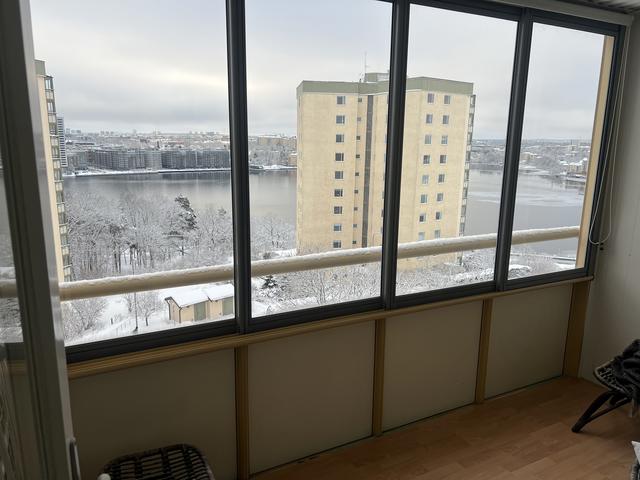 Magisk vy från lägenheten/balkongen