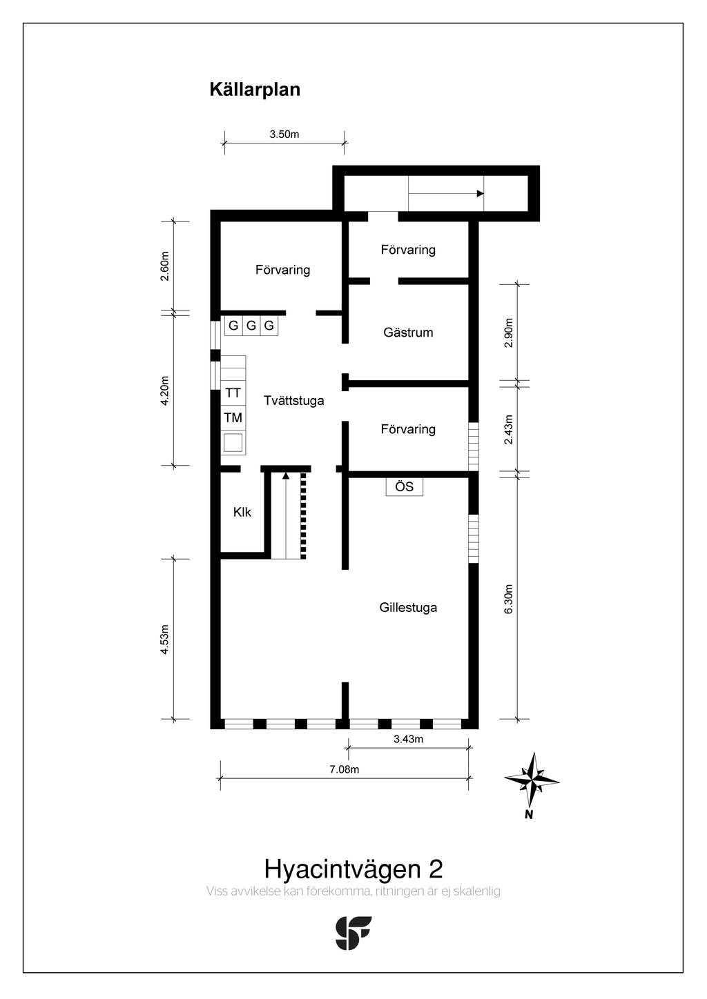 Planritning källarplan