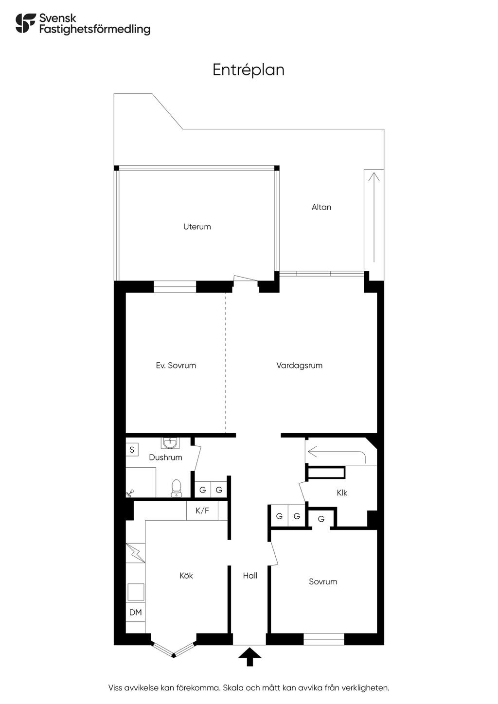 Planlösning entréplan